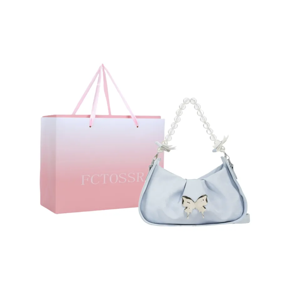 FCTOSSR PU Crossbody Handbag Women's Black/Pink/Blue/White