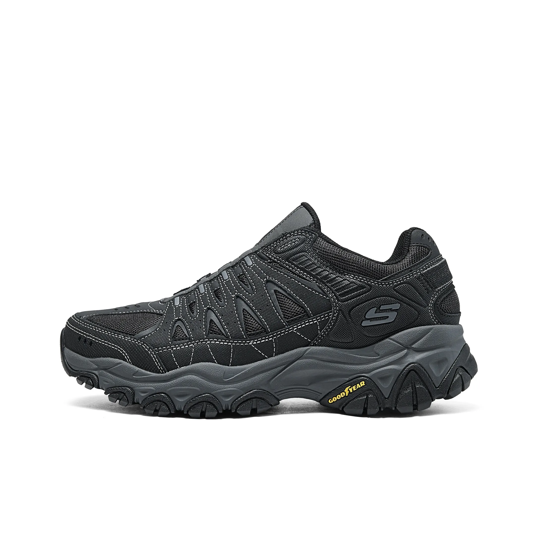 Skechers OUTDOOR Low Top Hiking Shoes Men's Black