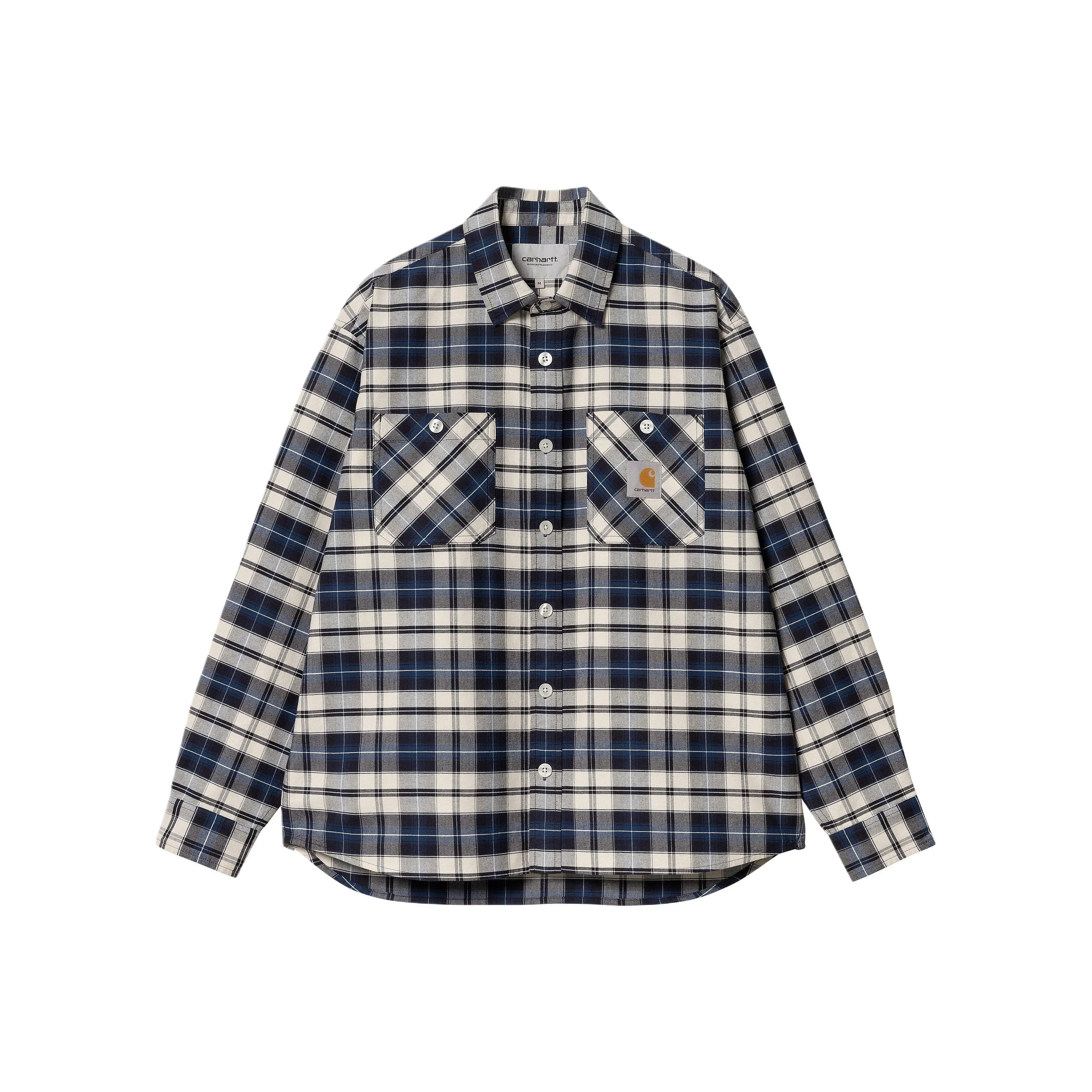 Carhartt WIP Blue Men's Shirts Кархарт WIP Синий Мужские Рубашки