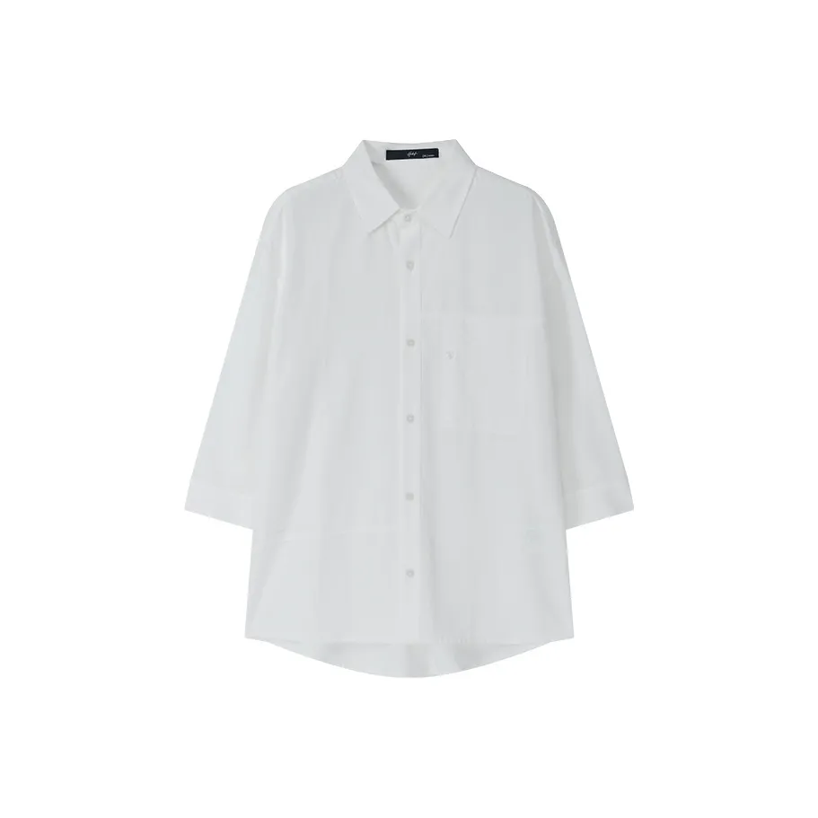 HERBEL Белый Мужская Рубашка