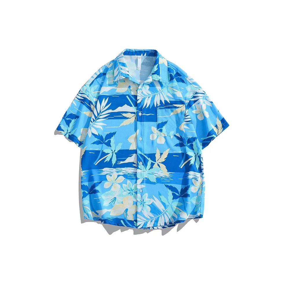 TIMD Гавайи Синий Унисекс Рубашки