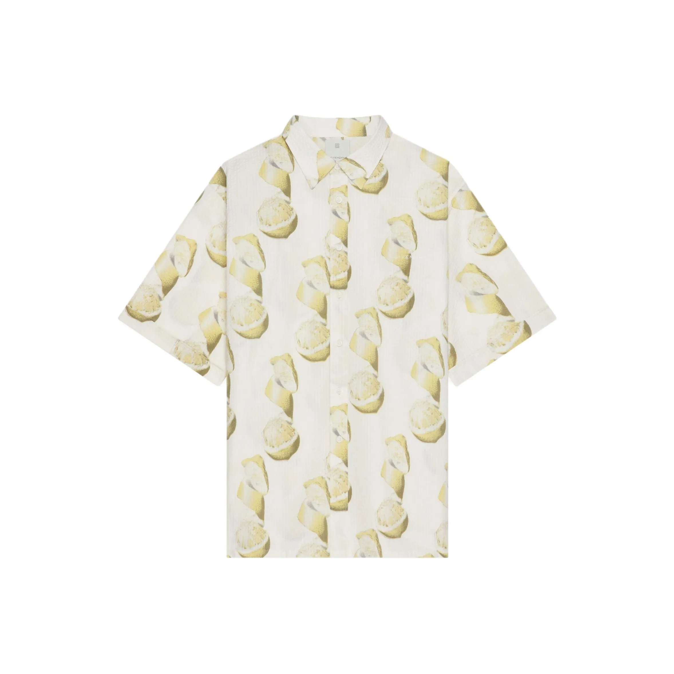 Givenchy Lemon print Seersucker Shirt