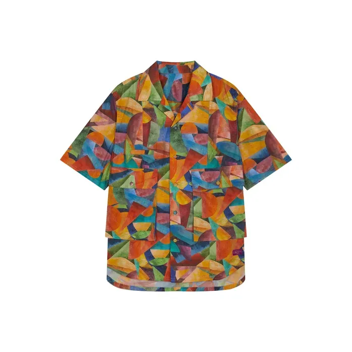 CROQUIS Рубашка Мужская 796 Желтый Красный Комбинация