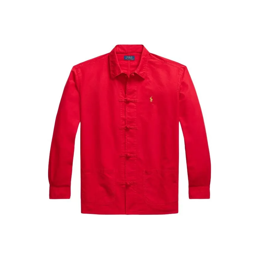 Polo Ralph Lauren SS24 Рубашка Мужская Красная