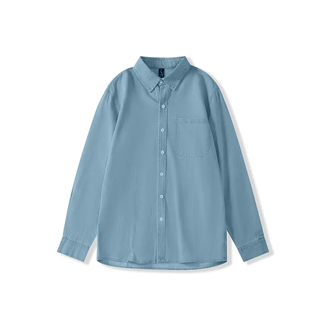 I'm David Светло-синяя унисекс рубашка