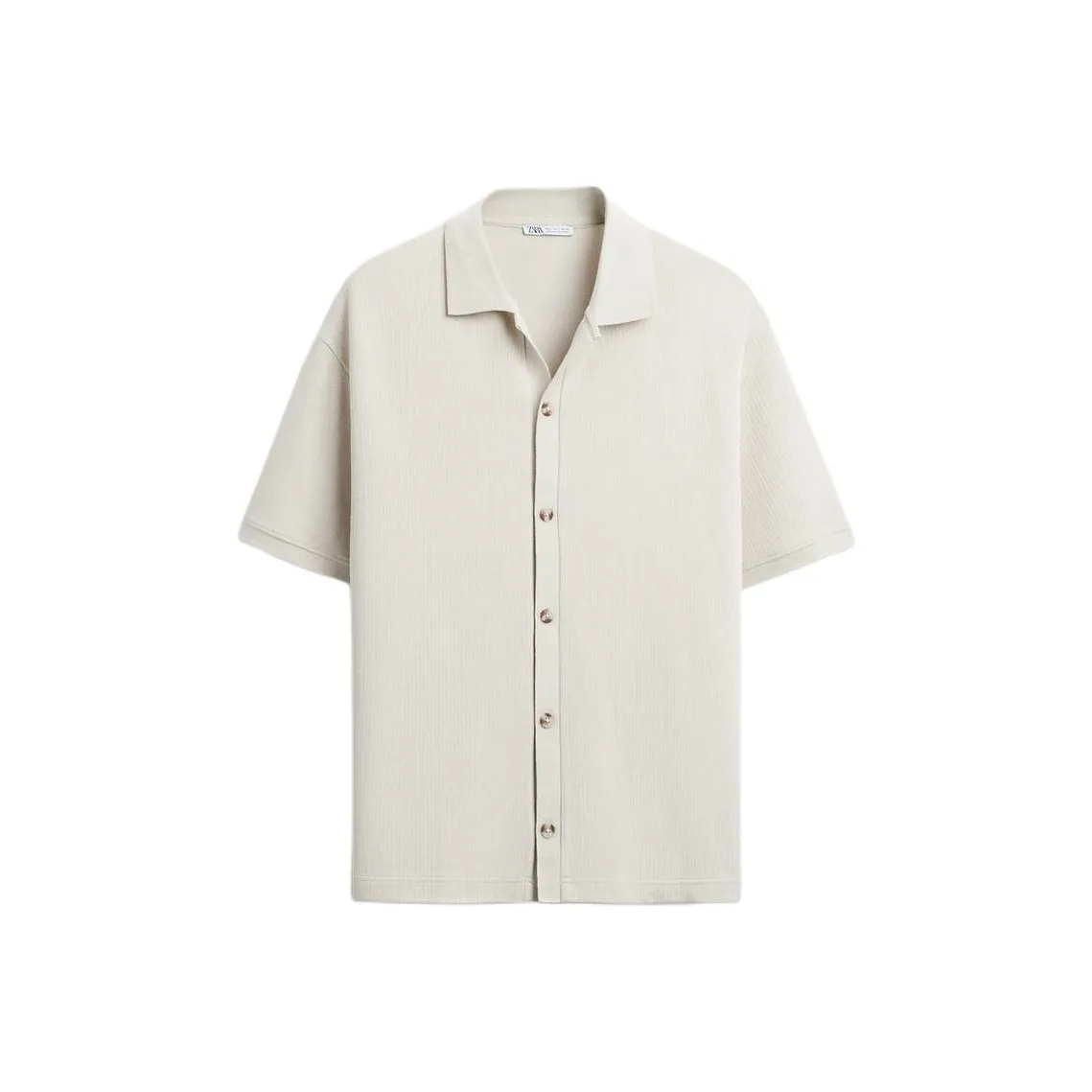 ZARA Бежевые Мужские Рубашки