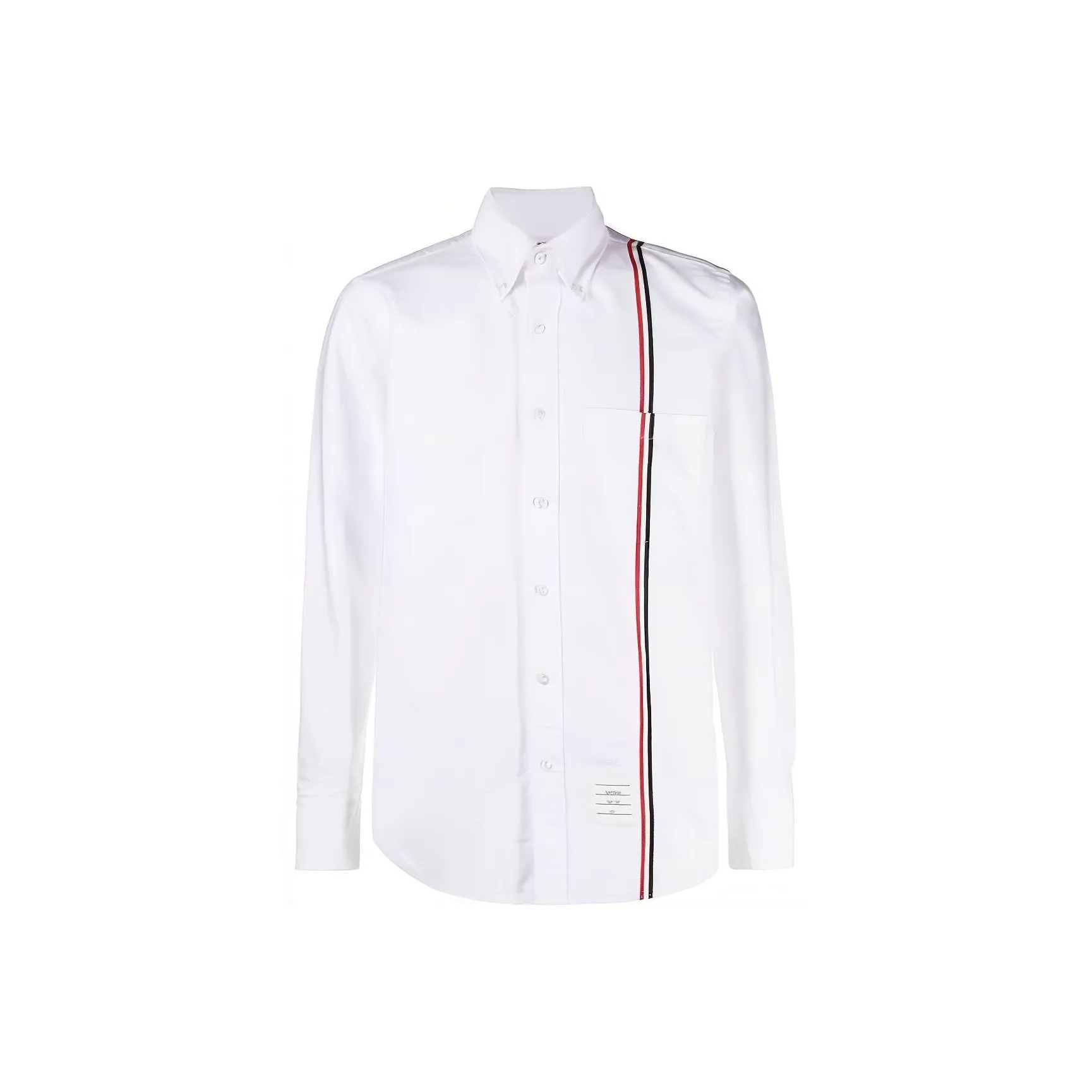 THOM BROWNE Rwb Striped Buttoned Shirt