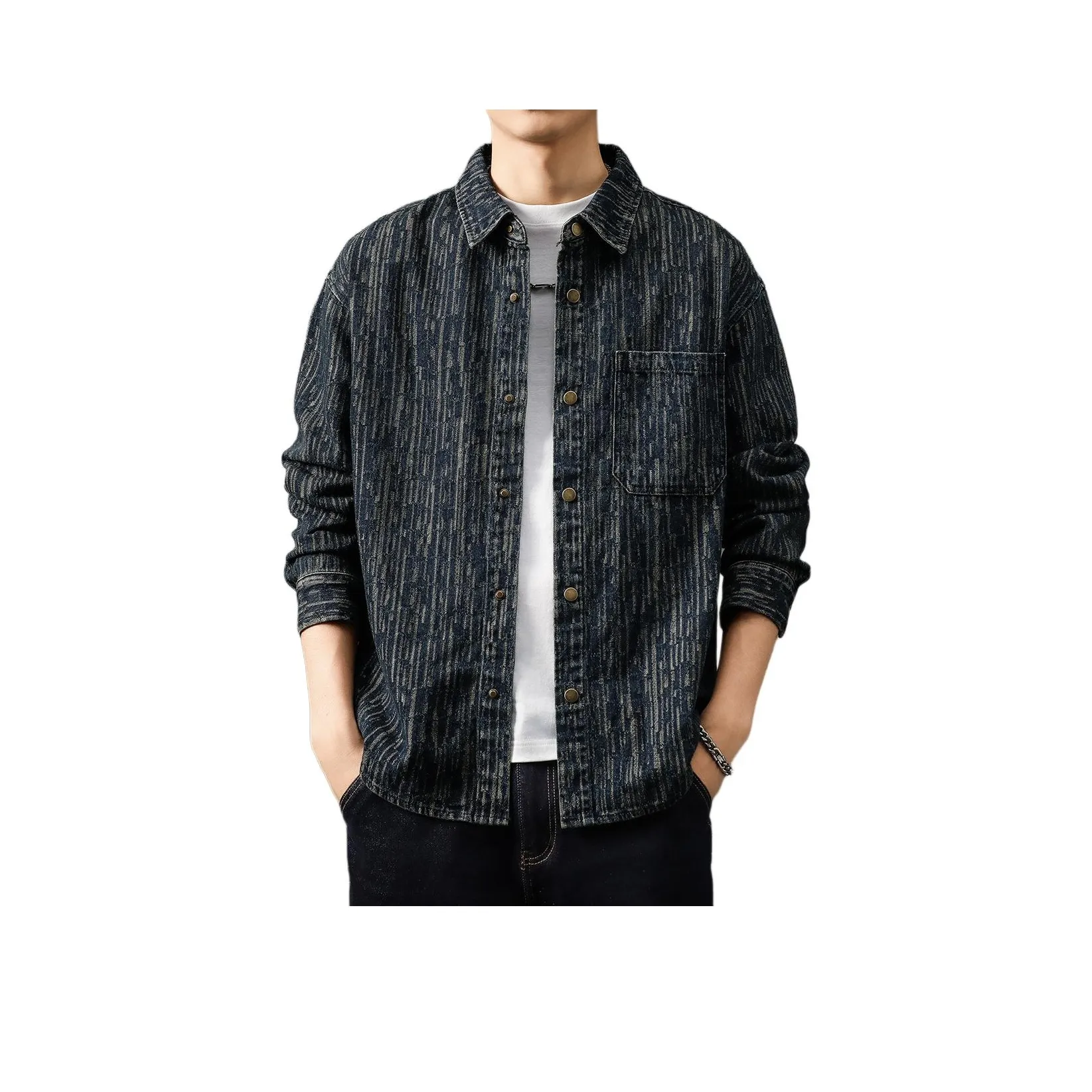 GUISE Blue Мужские Рубашки