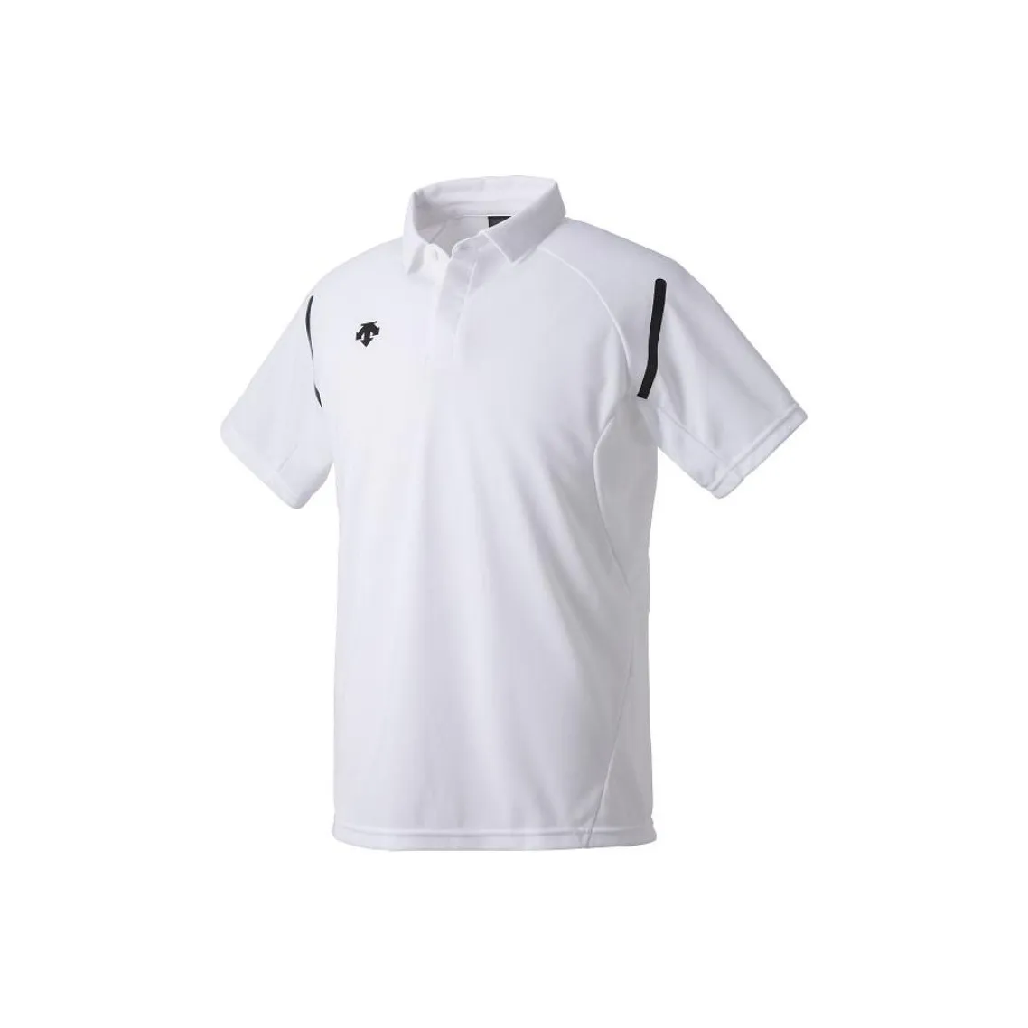 DESCENTE Men's COLLUSION Color Block Casual Short Sleeve Polo Shirt