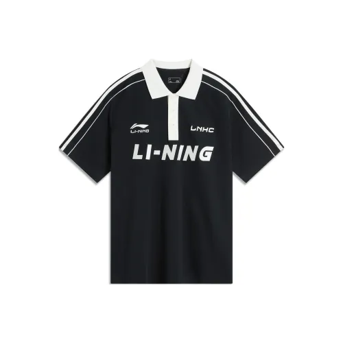 LINING Sports Life Collection Черный Мужское Поло