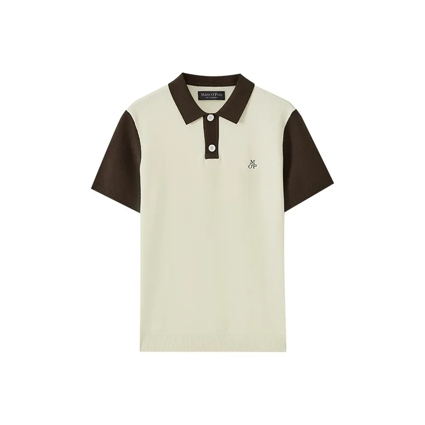 MARC OPOLO Polo Shirt Men's Light Heather Gray
