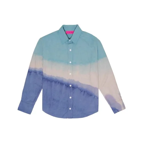 The Elder Statesman Blue Мужские Рубашки