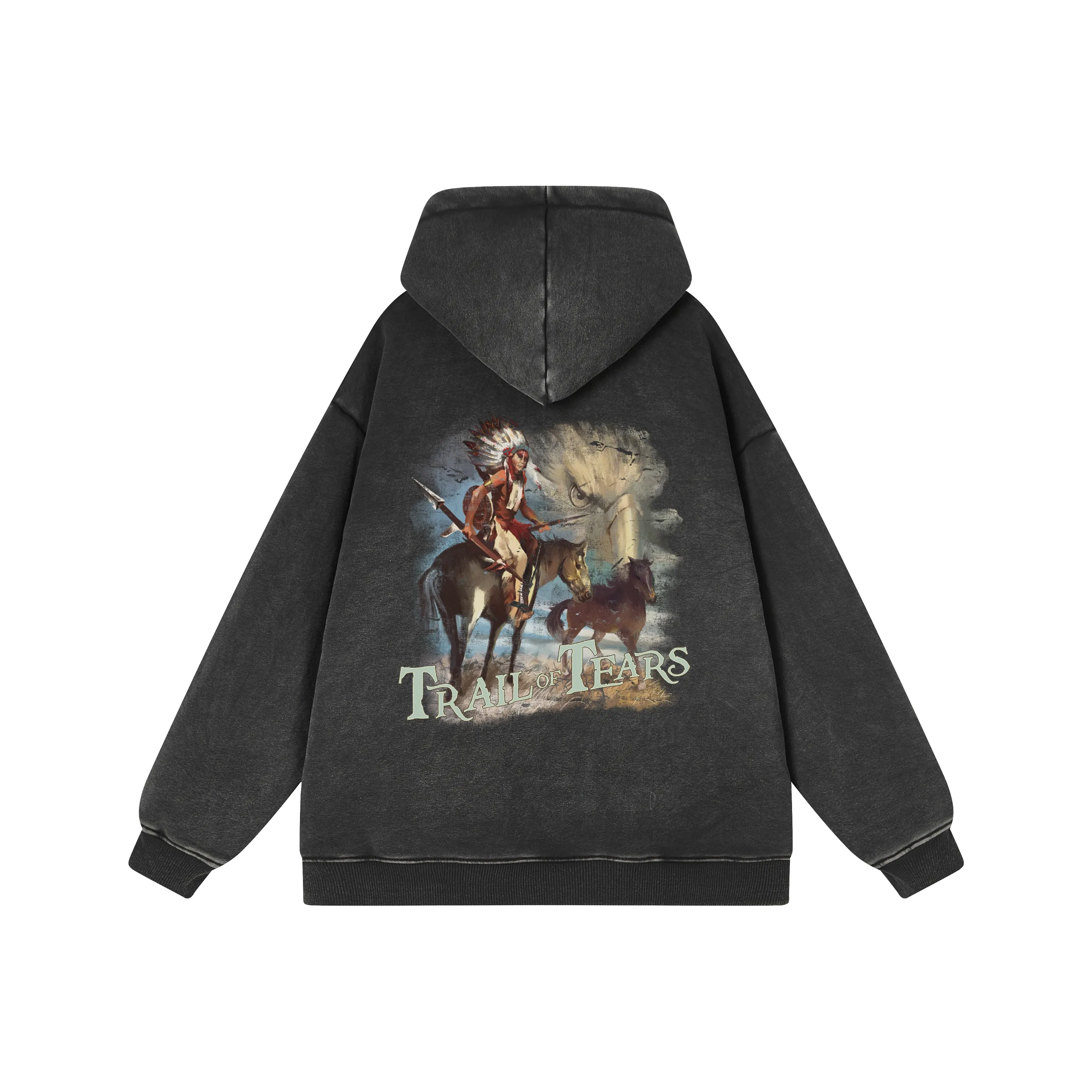 FAKE VINTAGE Толстовка Унисекс Черный