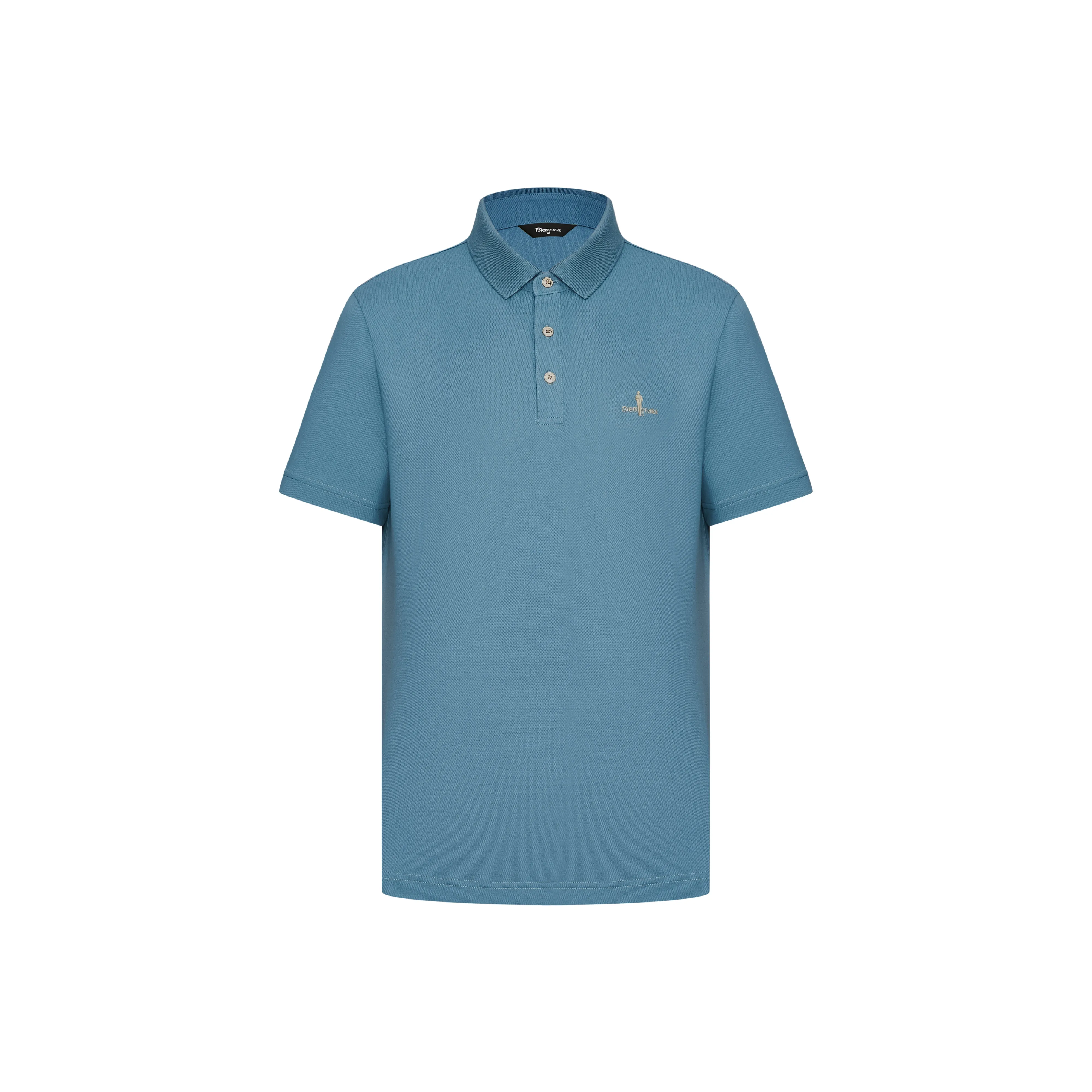 Biyin Leufen Gold Label Series Отложной воротник Короткий рукав Поло Мужской