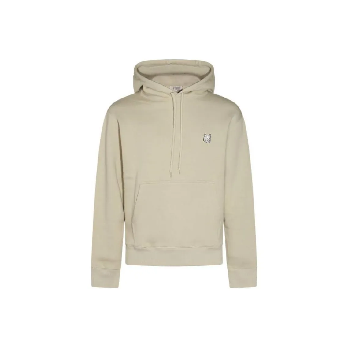 Maison Kitsuné Bold Fox Head Patch Drawstring Hoodie