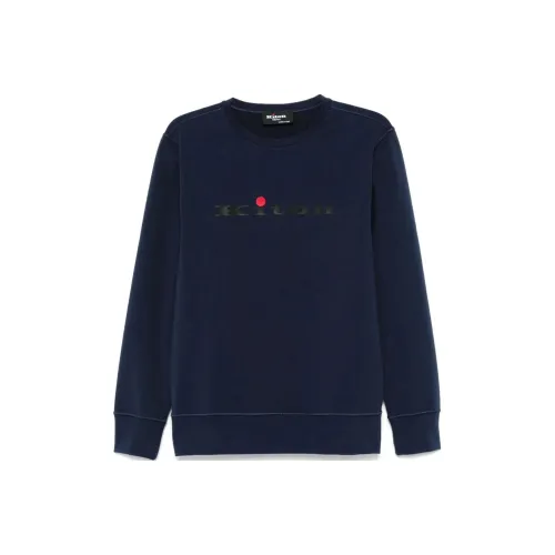 KITON Морской синий Мужские Свитшоты