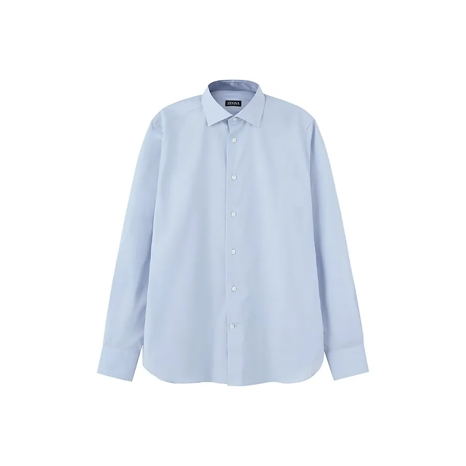 Ermenegildo Zegna Light Blue Men's Shirts Эргенжильдо Зегна Светло-Синие Мужские Рубашки