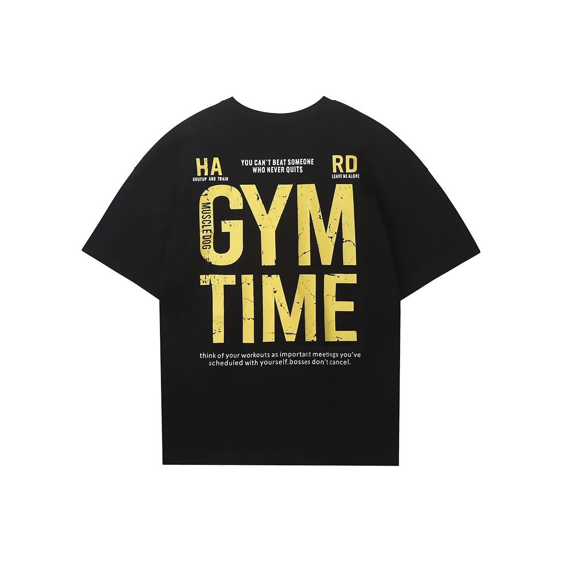 Muscle Dog T Shirts Men's Black
