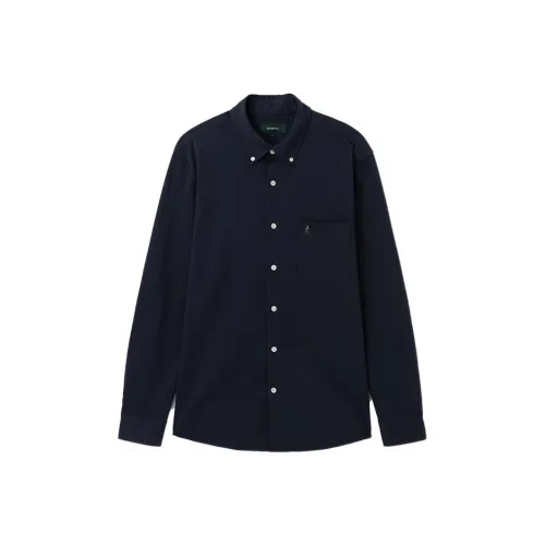BEANPOLE Темно-синие Мужские Рубашки