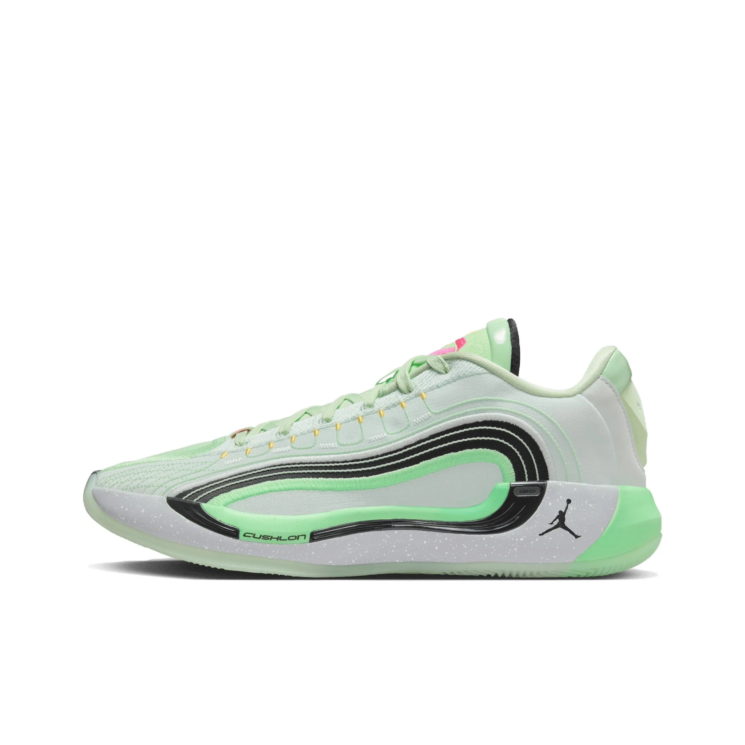 Jordan Luka 4 Anti Slip Wear Resistant Low Top Basketball bajo Shoes Men's Green