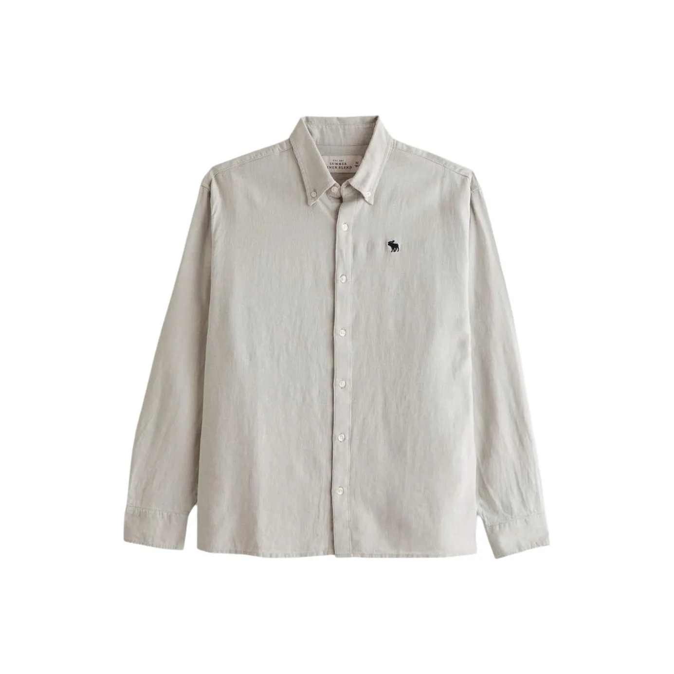 Abercrombie＆Fitch Рубашка Мужская Светло-Серый