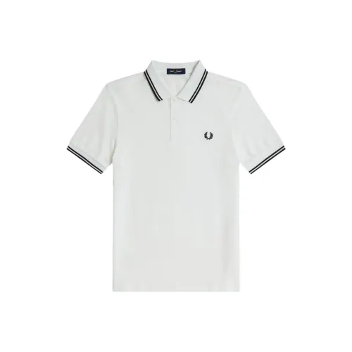 FRED PERRY Белый Мужское Поло