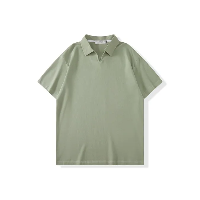 I'm David Светло-зеленая мужская поло рубашка