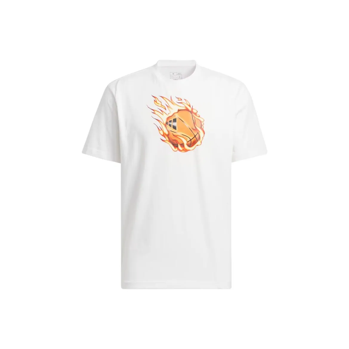 Adidas On Fire Basketball Graphic Tee