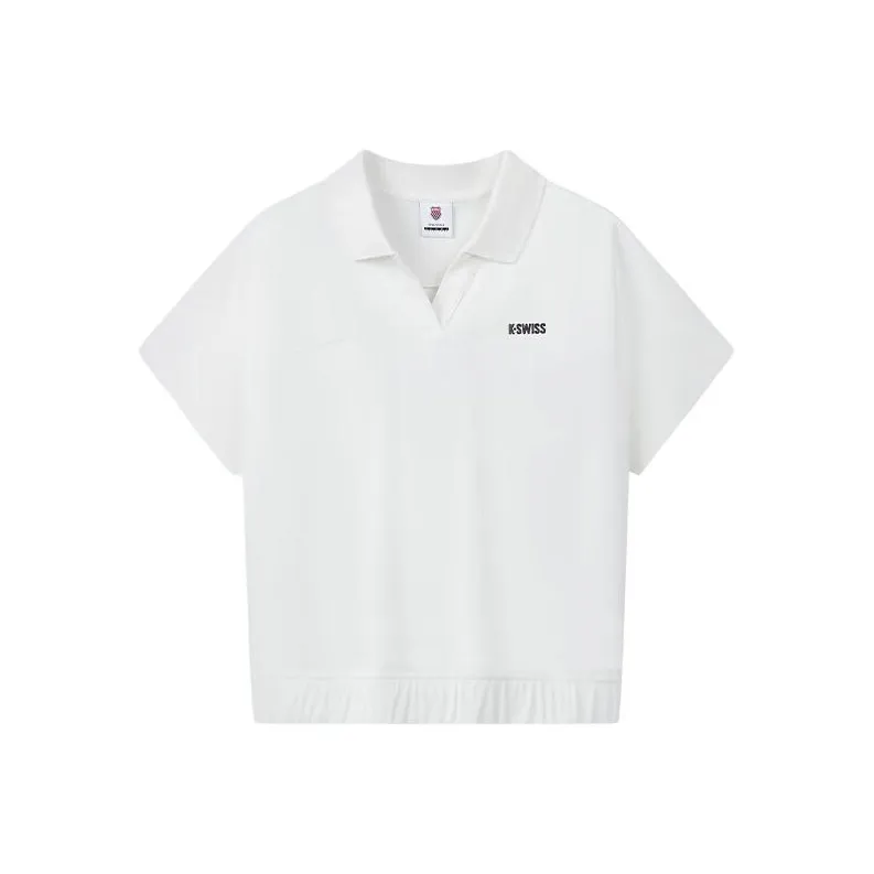 KSWISS Polo Shirt Women's Euryale White