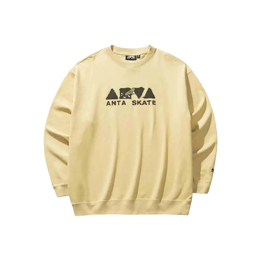 ANTA Свитшот Мужской Jade Yellow Gray