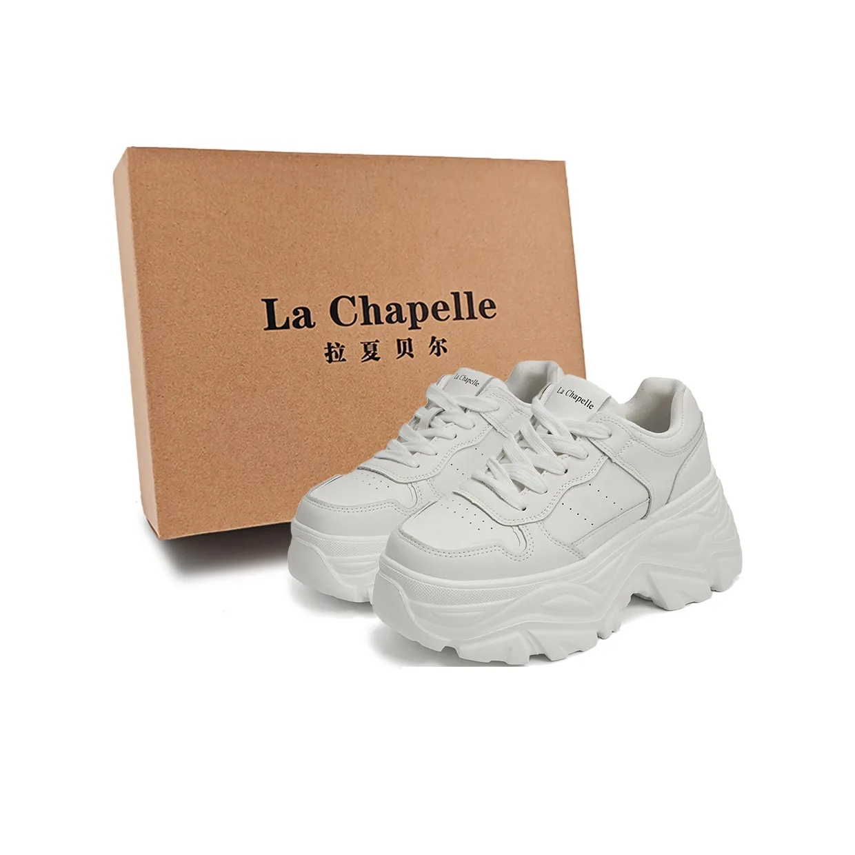 La Chapelle массивные кроссовки Low Top Белые Женские