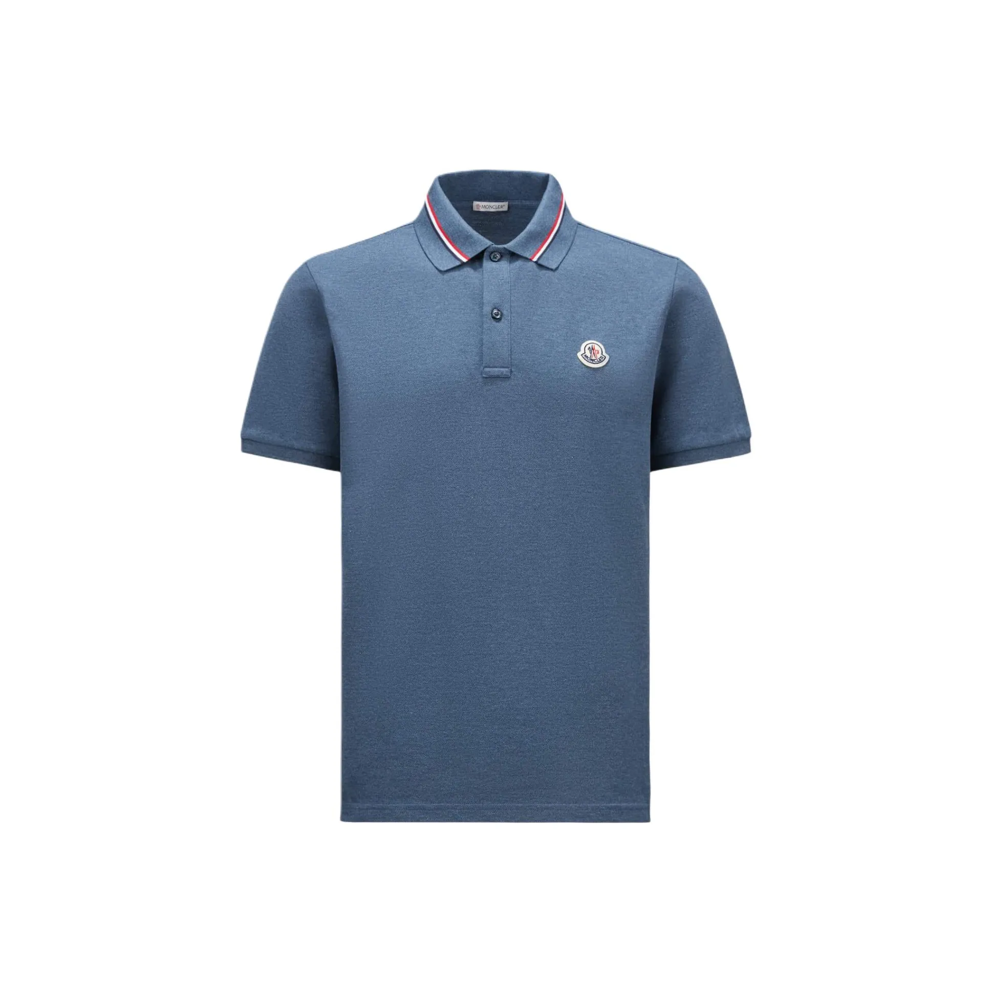 Moncler Logo patch Piqué Polo Shirt