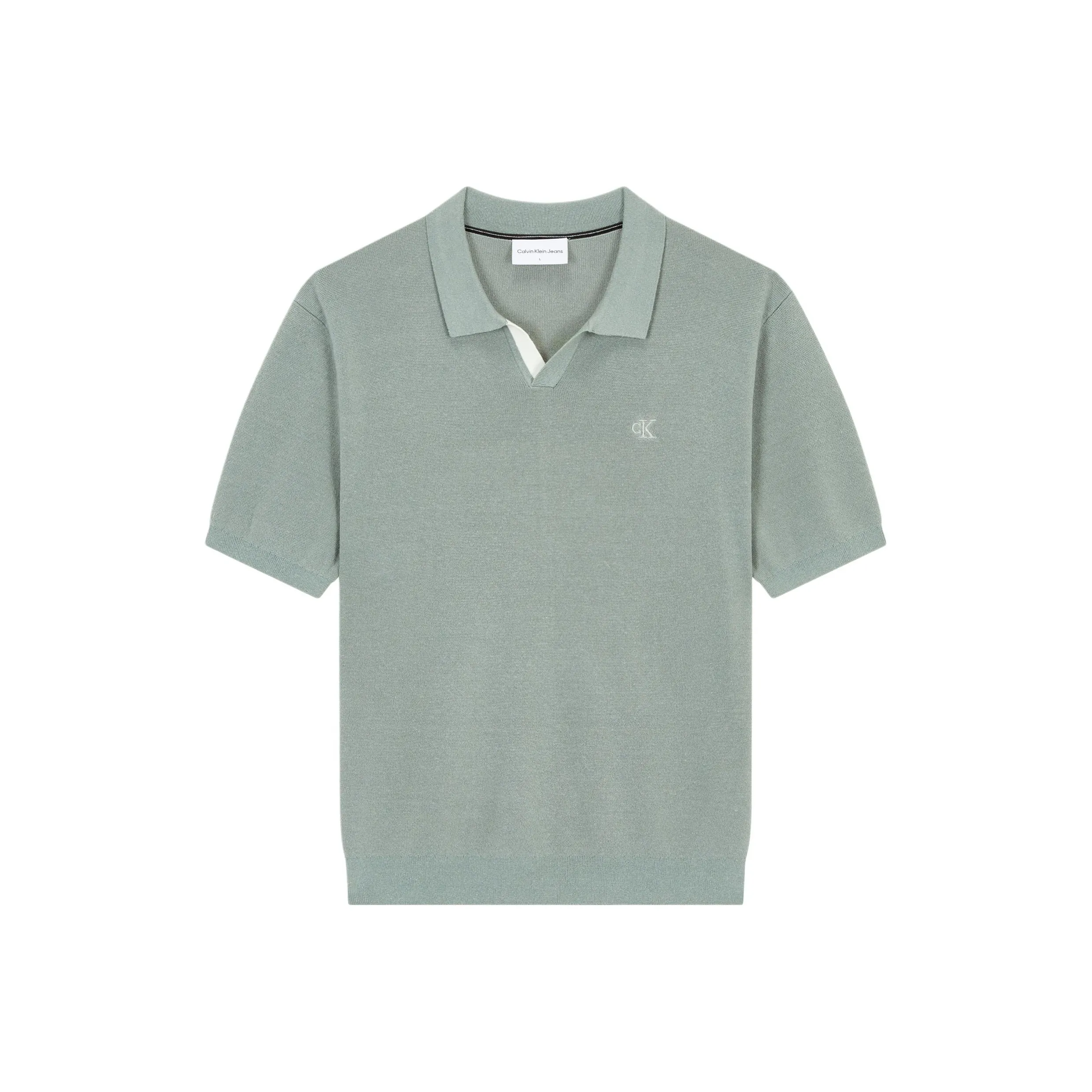 CALVIN KLEIN Polo Shirt Men's Green