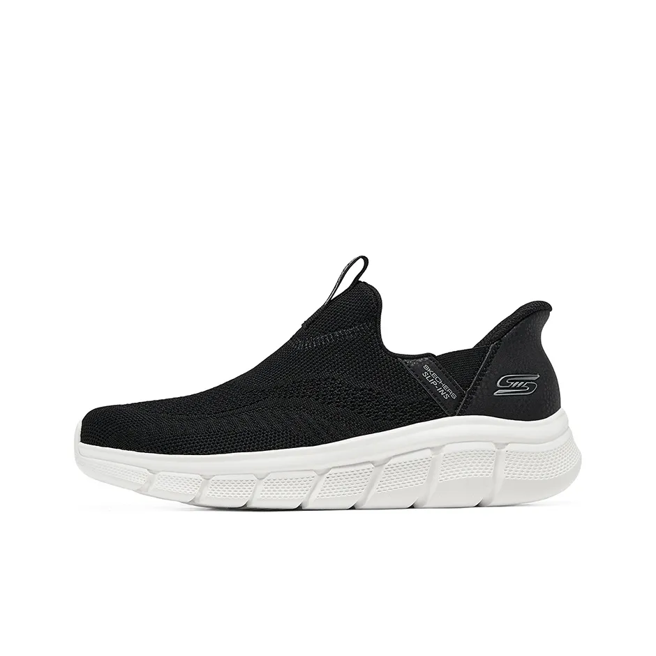 Skechers BOBS B FLEX Hands Бесплатно Slip-On Обувь Устойчивая к истиранию Дышащая Низкий Топ Casual Женская Черная
