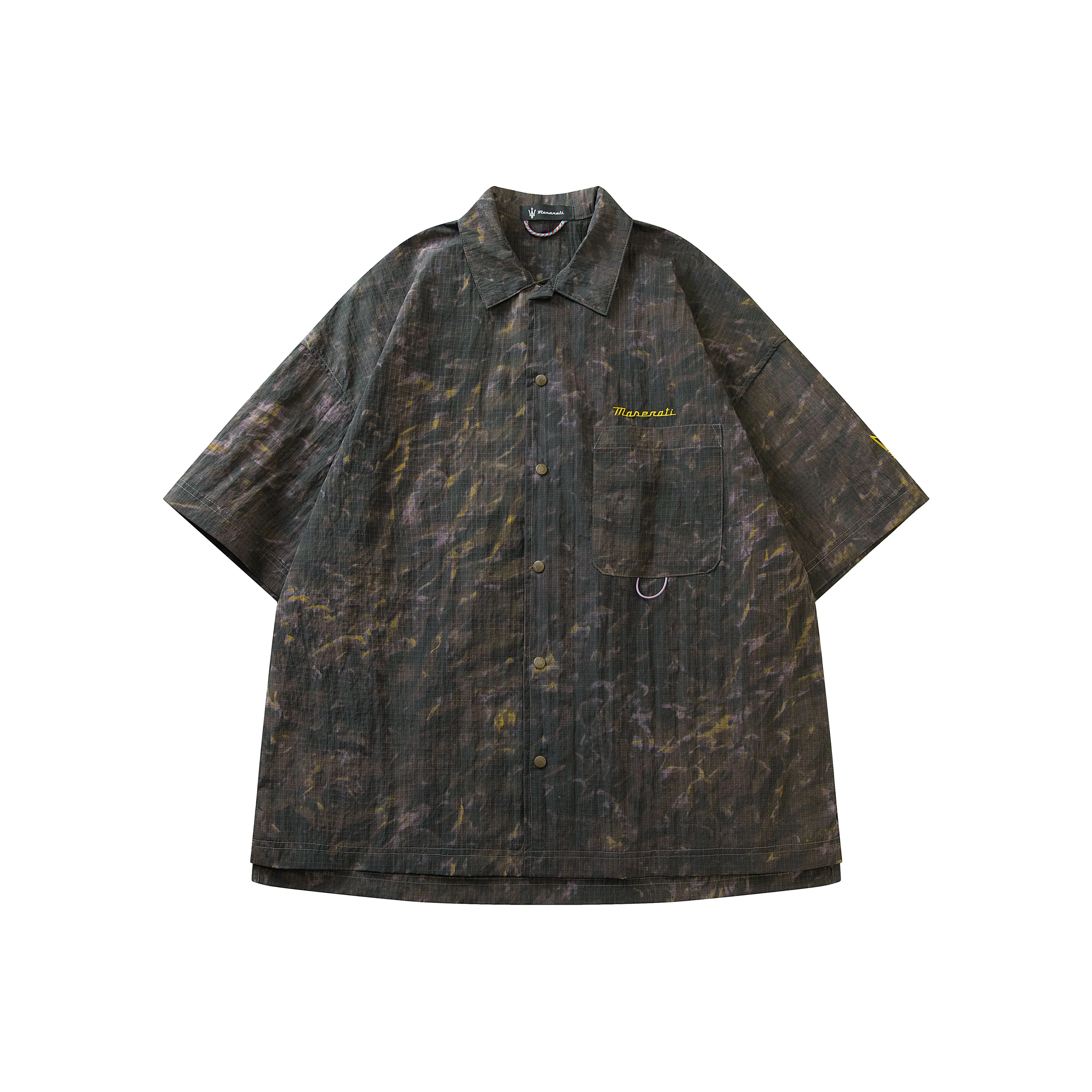 Maserati Рубашка Унисекс Перо Камуфляж Фиолетовый