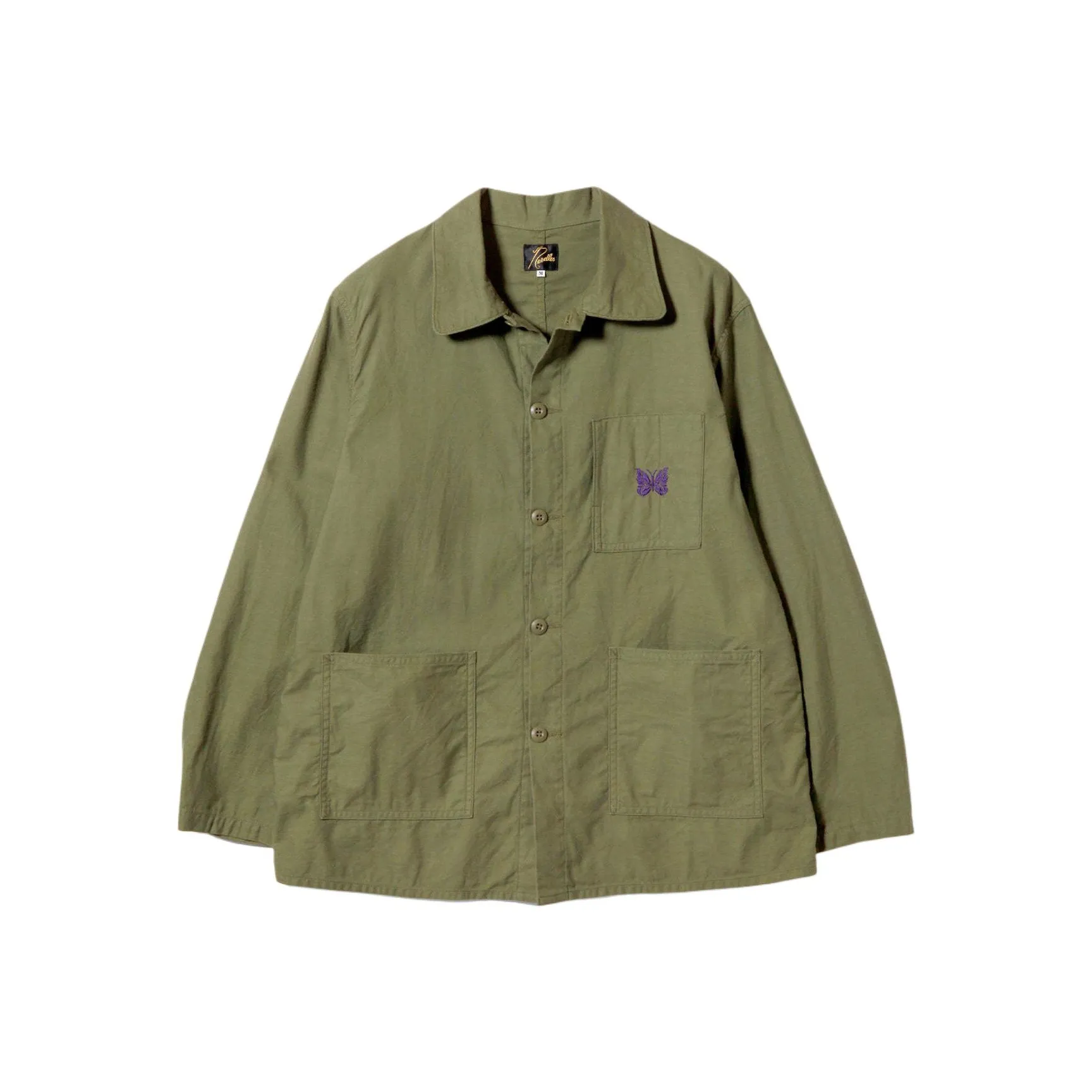 Needles Shirts Men Olive Green
