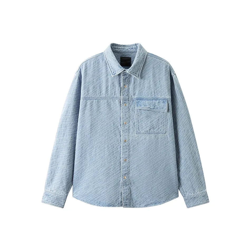 Gxg Jeans Синий Мужской Рубашки