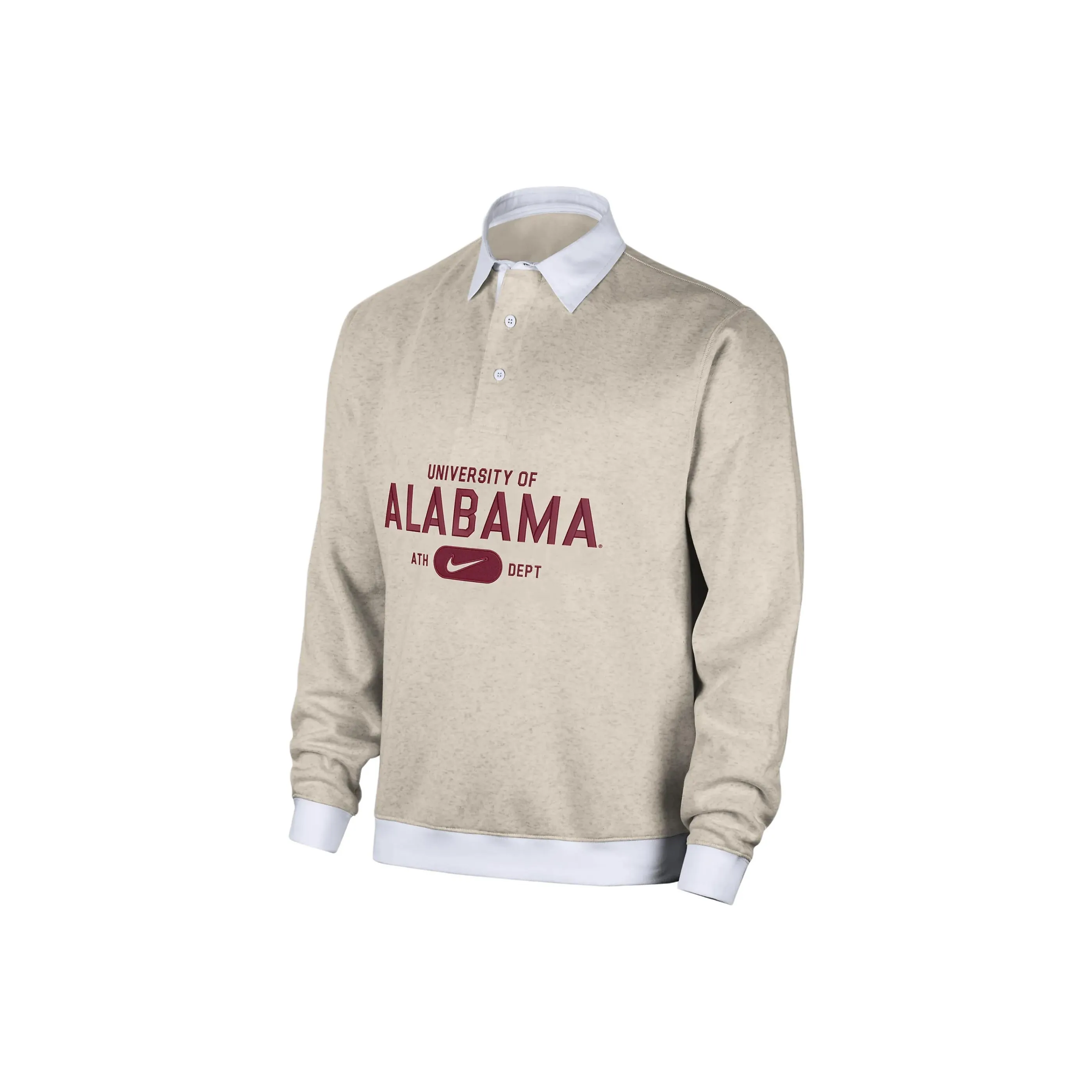 Nike Alabama Club Fleece Men's Nike College Long Sleeve Polo
