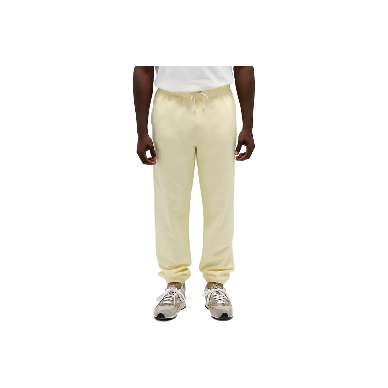 New Balance MADE IN USA CORE Knitted Sweatpants Men Yellow
