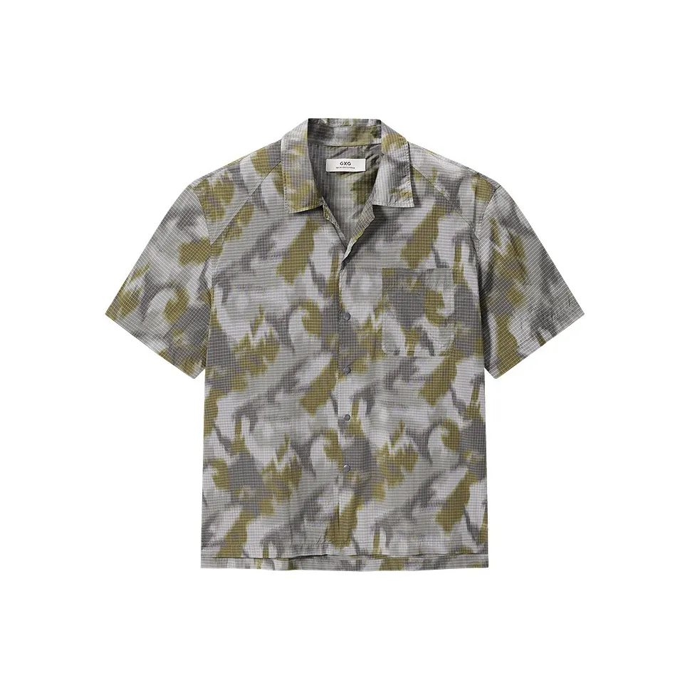 GXG Рубашка Мужская Камуфляж Зеленая