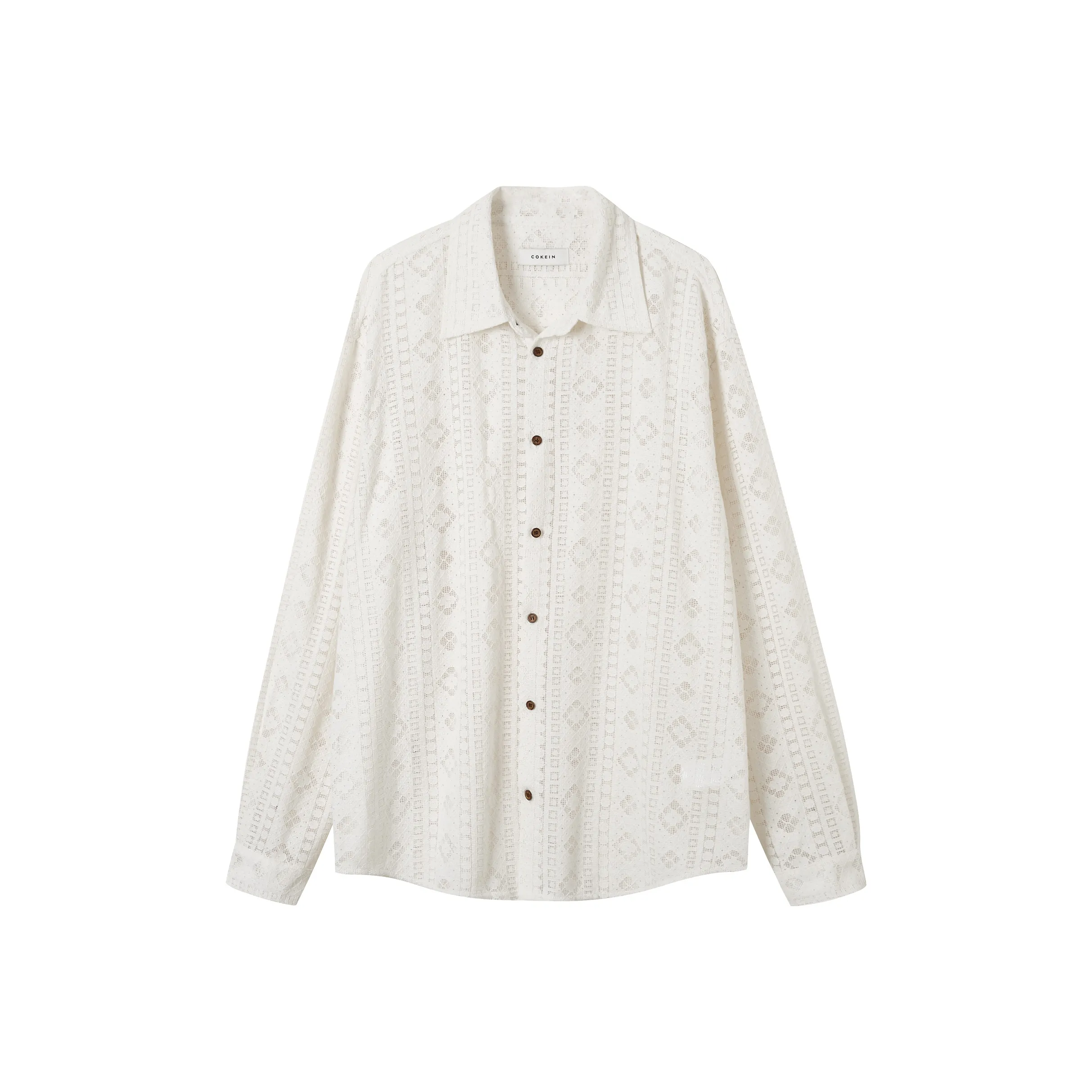 COKEIN SS25 Shirt Coat Men's Ecru