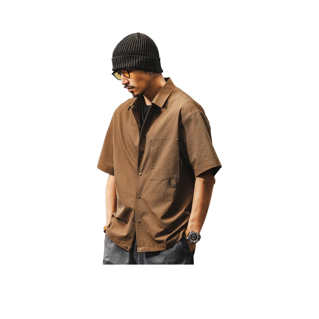 JIELEINUO Кофе Мужские Рубашки