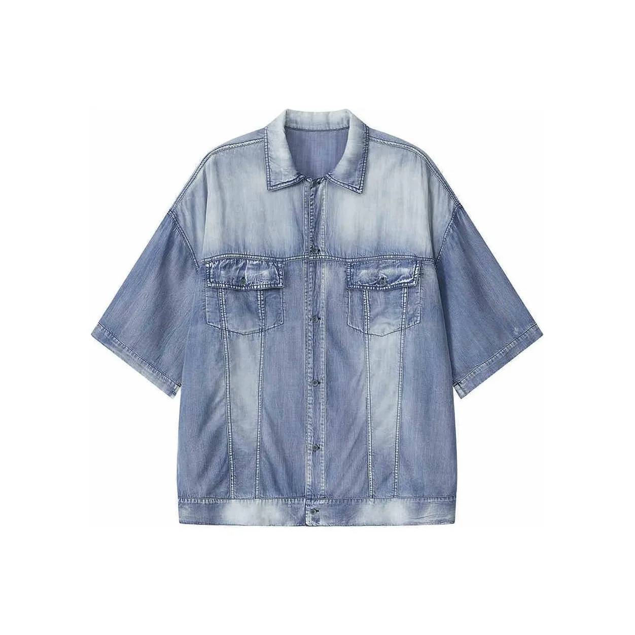 YOSHIYOYI Рубашка Унисекс Light Blue