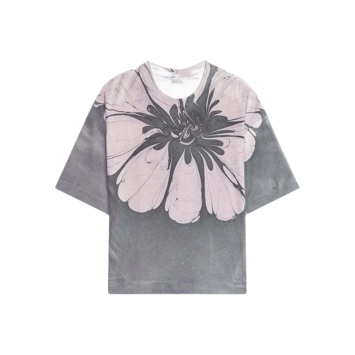DRIES VAN NOTEN Pattern Printed Crewneck T Shirt