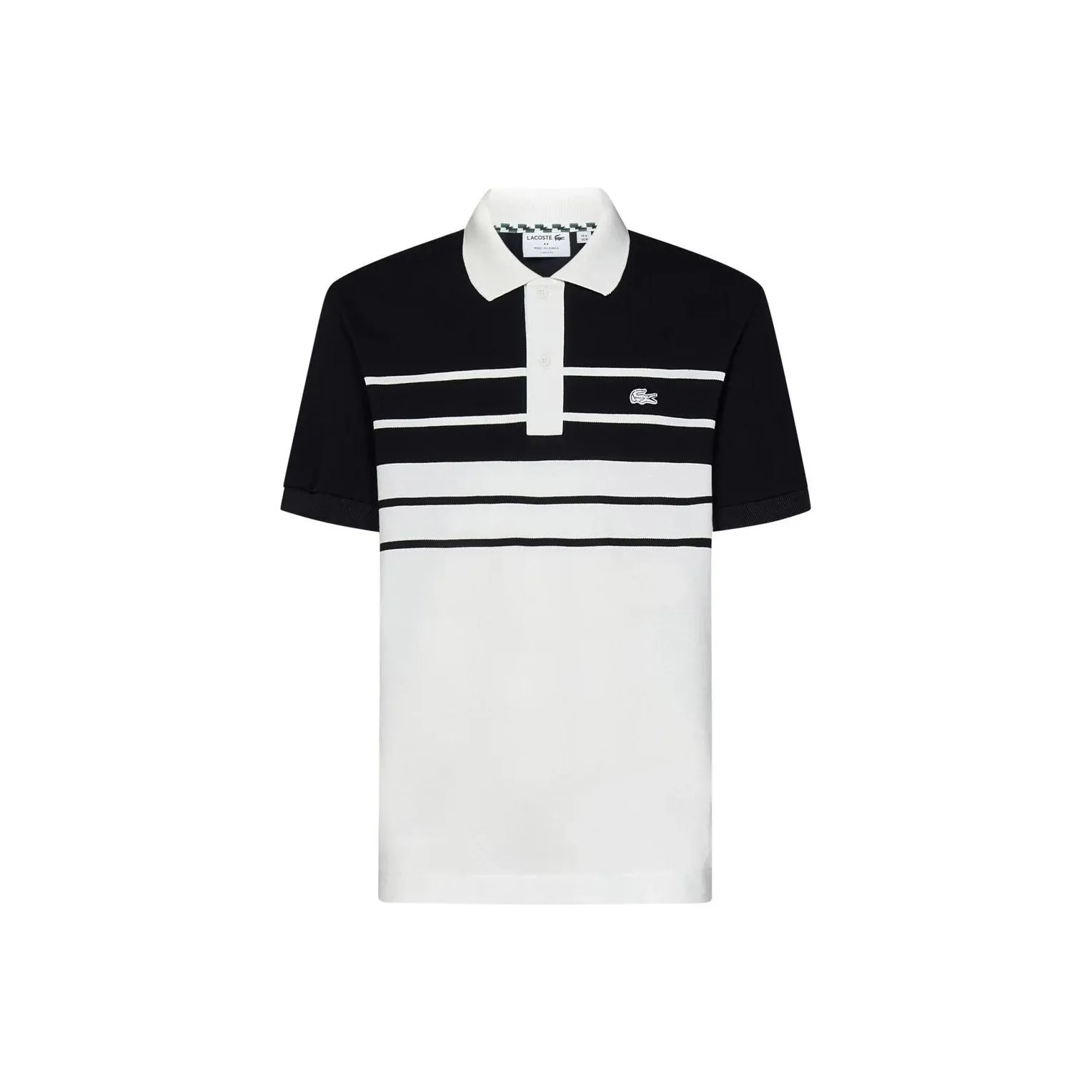 LACOSTE Logo patch Striped Polo Shirt