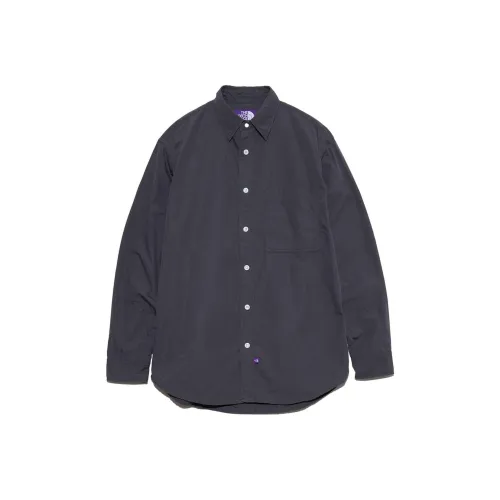 THE NORTH FACE PURPLE LABEL FW23 Асфальтовый серый Мужские Рубашки