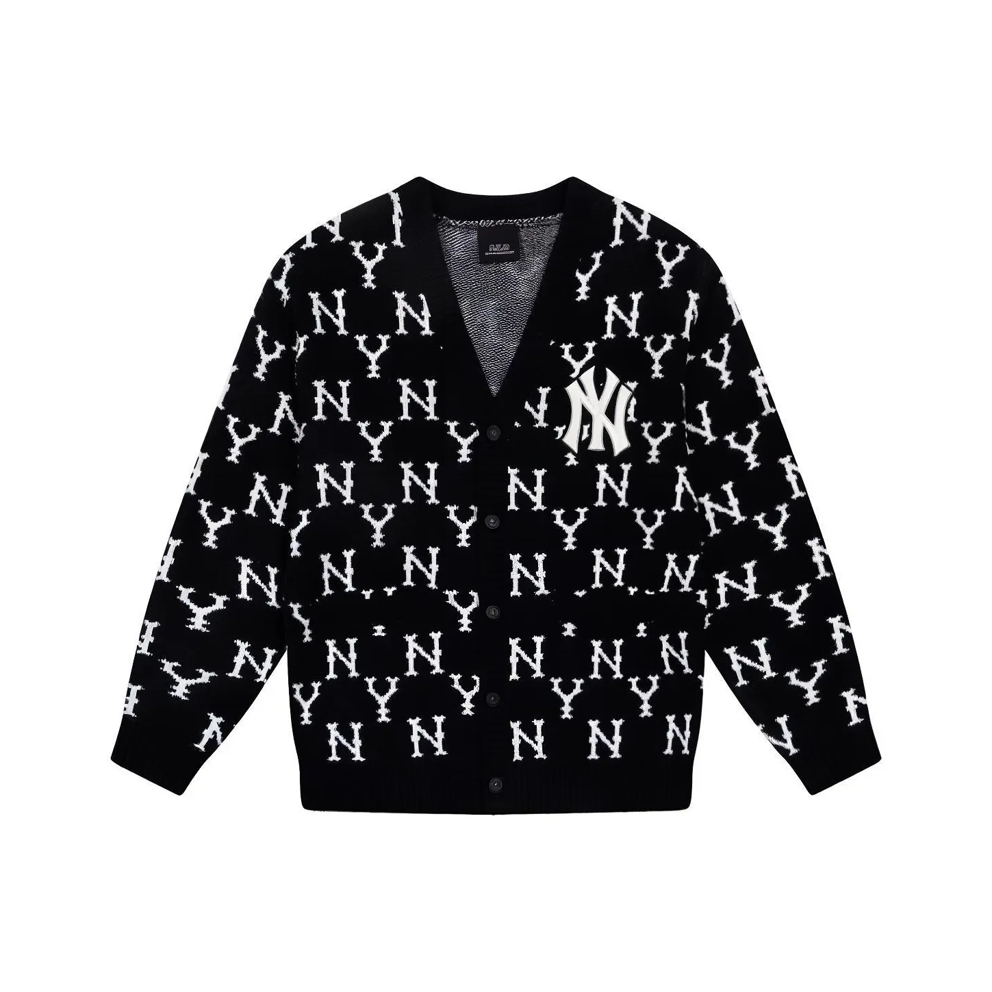 MLB Old Flower Sweaters Unisex Black