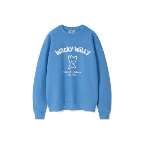 Wacky Willy Синий Унисекс Свитшоты