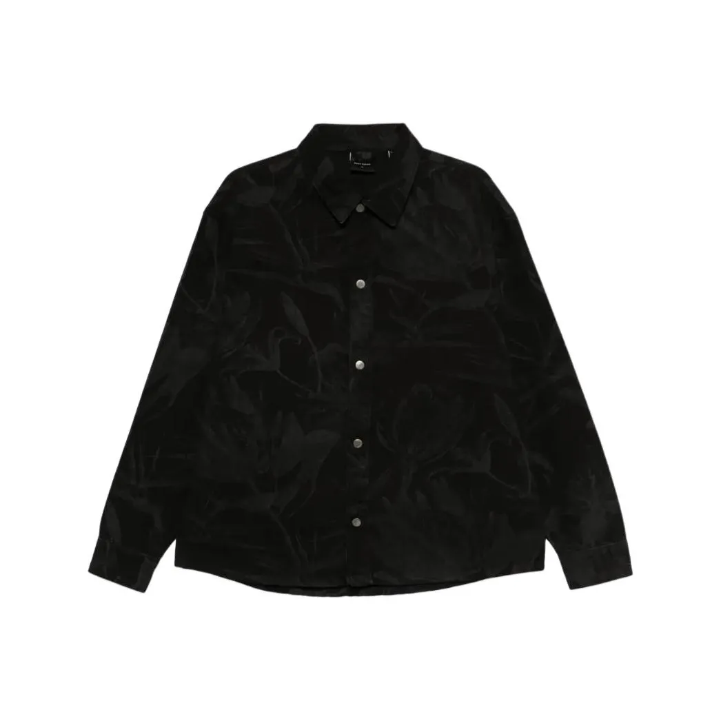 Daily Paper Floral laser Denim Shirt