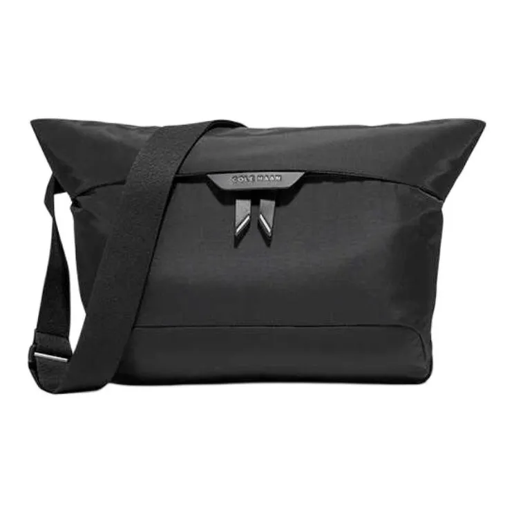 COLE HAAN Сумка через плечо из ткани мужская черная